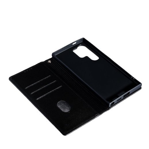 Книга Deluxe для Samsung S24 Ultra Black