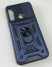 Armor Case With Curtain for Realme 5 4G /C3 Dark Blue