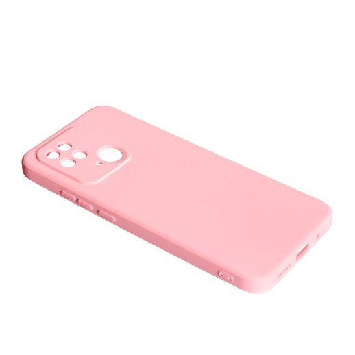 Силікон Case SMTT (AA) для Xiaomi Redmi 10C/Poco C40 Pink