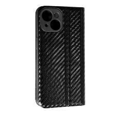 Книга Flip Cover Carbon для Apple iPhone 15 Black