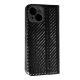 Книга Flip Cover Carbon для Apple iPhone 15 Black