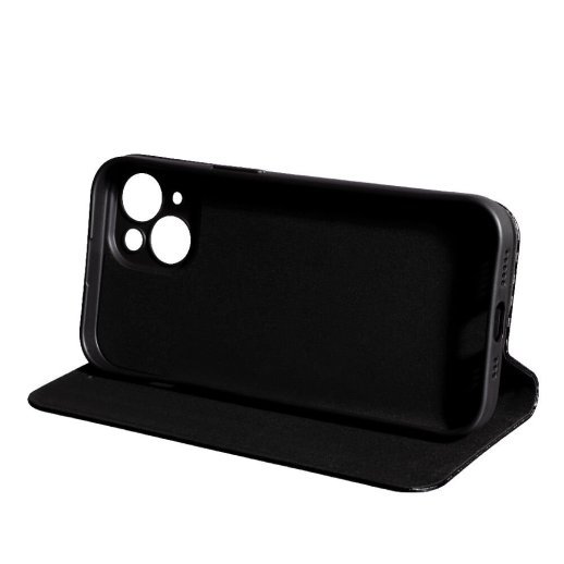 Книга Flip Cover Carbon для Apple iPhone 15 Black