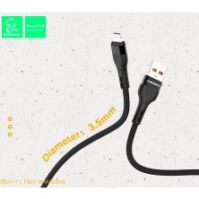 Кабель USB Denmen D60L USB - Lightning (2.4A)