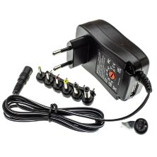 Мережевий зарядний пристрій універсальний з перем. SY8 30W 7 режимів + USB 5V 2.1A с 6 перехідниками (A)