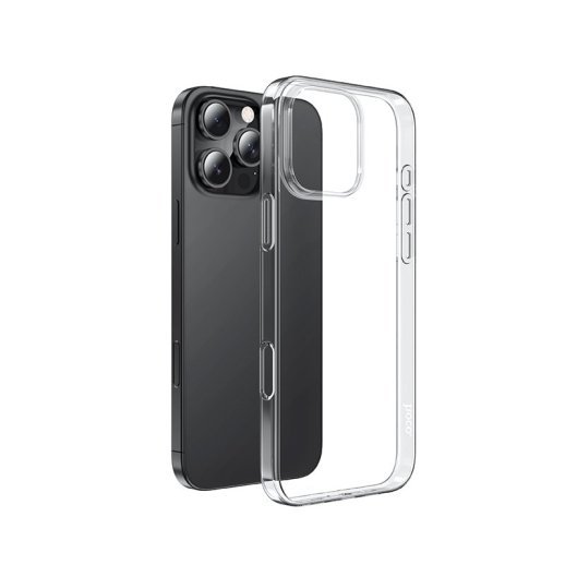 Силіконова накладка HOCO LIGHT SERIES для APPLE iPhone 16 PRO MAX 6.9", прозорий