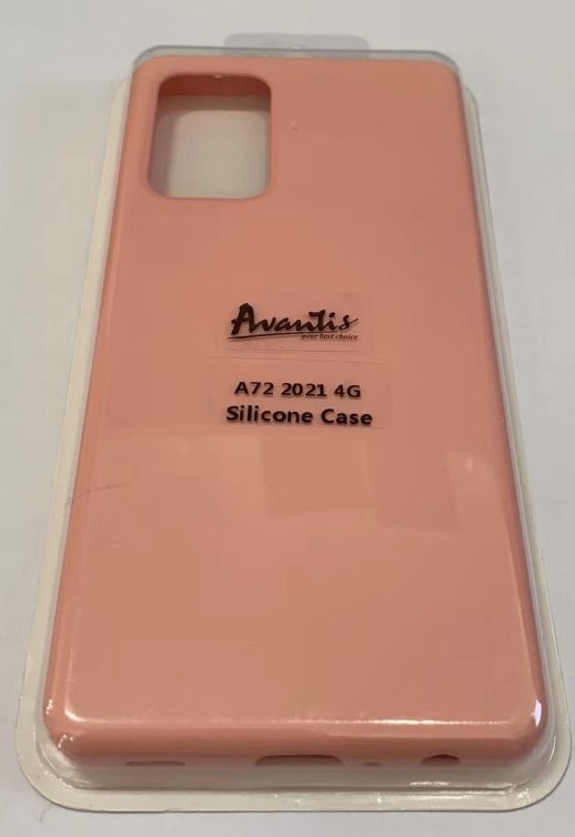 Avantis Full Silicone case Samsung A72 4G Pink