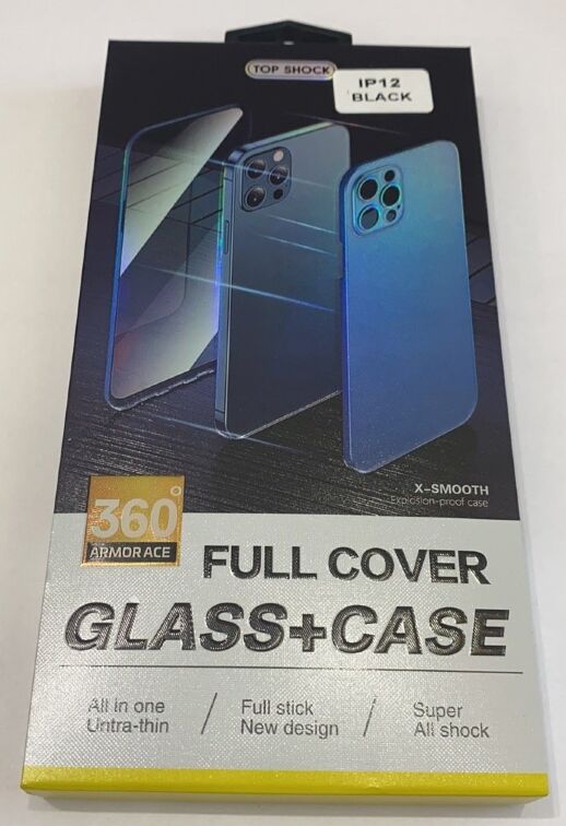 Case 360 + Screen Protector Screen Audio for Apple Iphone 12 Dark Blue