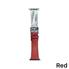 Ремінець для Apple Watch Leather Print 38/40mm Red