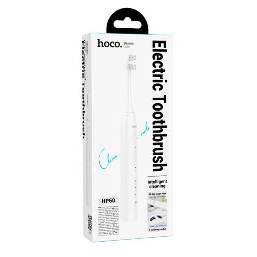 Електрична зубна щітка HOCO HP60 Wave, БІЛИЙ