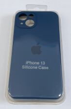 Чохол Silicone Case Copy Apple iPhone 13 Square Navy Blue, 27