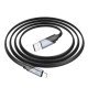USB кабель HOCO U119 USB - Lightning ЧОРНИЙ