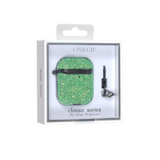 Чехол Onegif Makaron для AirPods 1 / 2 Green