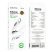 USB-C кабель BOROFONE BX114 Type-C - Type-C SILICONE 60W, 3A, 1 метр, білий