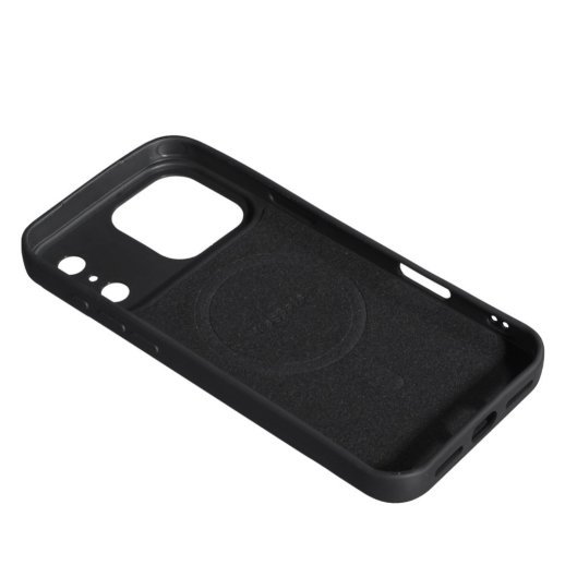 Силіконовий чохолНакладка  Color (With Magnit) для Apple iPhone 17 Pro Black