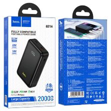 Power Bank HOCO Q21A PD20W+22,5W 20000 mAh чорний