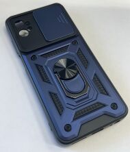 Armor Case With Curtain for Motorola G32 Dark Blue