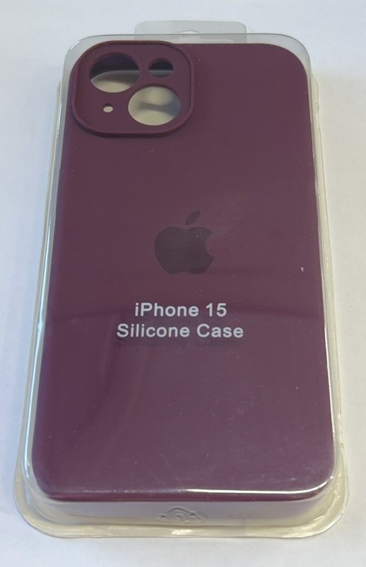 Чехол Silicone Case Copy Apple iPhone 15 Square Ultra Violet, 23