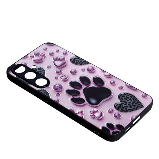 Накладка Fashion Mix для Samsung S25 Pink Paws