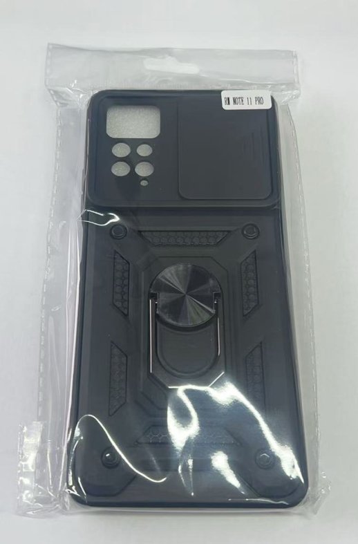 Armor Case With Curtain for Xiaomi Redmi Note 11 Pro Чорний