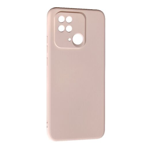 Силікон Case SMTT (AA) для Xiaomi Redmi 10C/Poco C40 Pink Sand