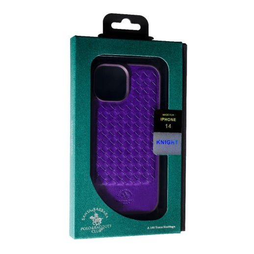 Накладка ШКІРА POLO RAVEL для Apple iPhone 14 Purple