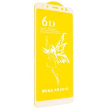 Захисне скло 6D PREMIUM SAMSUNG Galaxy A5 | A8 (2018) В УПАКОВЦІ WHITE
