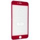 Захисне скло 6D ORIGINAL для APPLE IPHONE 6 PLUS | 6S PLUS ЧЕРВОНИЙ