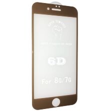 Захисне скло 6D ORIGINAL для APPLE IPHONE 7 | 8 ЗОЛОТИЙ
