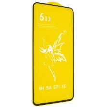 Захисне скло 6D PREMIUM SAMSUNG G990 Galaxy S21 FE 2022 ЧОРНИЙ