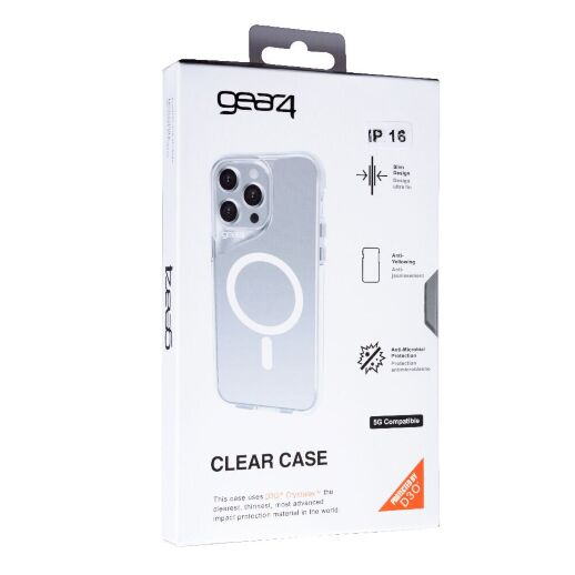 Накладка Gear 4 with Magsafe для Apple iPhone 16 Transparent