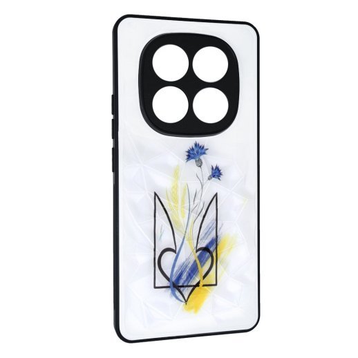 Накладка Prisma UA для Xiaomi Redmi Note 14 Pro Plus (5G) Ukraine with flowers