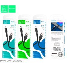 Кабель USB Denmen D60T USB - Type-C (2.4A)