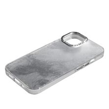 Накладка Marble Style для Apple iPhone 14 Silver