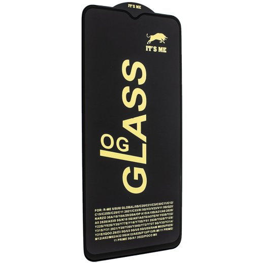Захисне скло PREMIUM IT'S ME OG GLASS XIAOMI Redmi A1 / A2 | POCO M5 | REALME 5 / 5i / 6i / C21 / C25S / C25 / C11 / C30S / C33 | SAM. A12