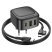 Мережевий зарядний пристрій Borofone BAS23A Type-C PD 30W 2*USB + кабель Type-C - Type-C, чорний