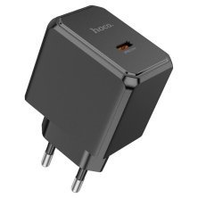 Мережевий зарядний пристрій HOCO CS13A PD 20W TYPE-C ЧОРНИЙ