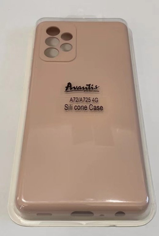 Avantis Full Silicone case Samsung A72 4G Red