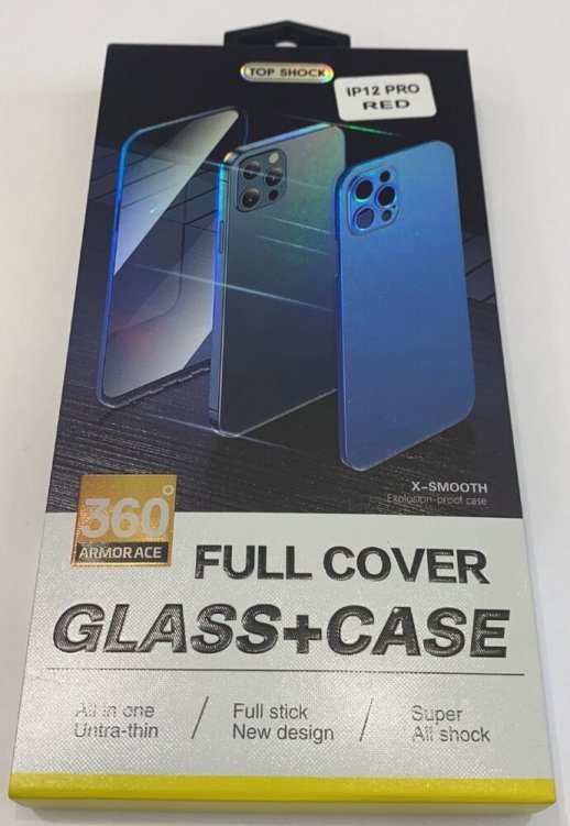 Case 360 + Screen Protector Screen Audio for Apple Iphone 12 Pro Black