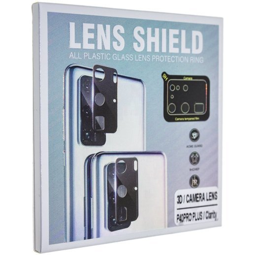 Захисне скло для камери 3D LENS SHIELD HUAWEI P40 PRO+ чорний