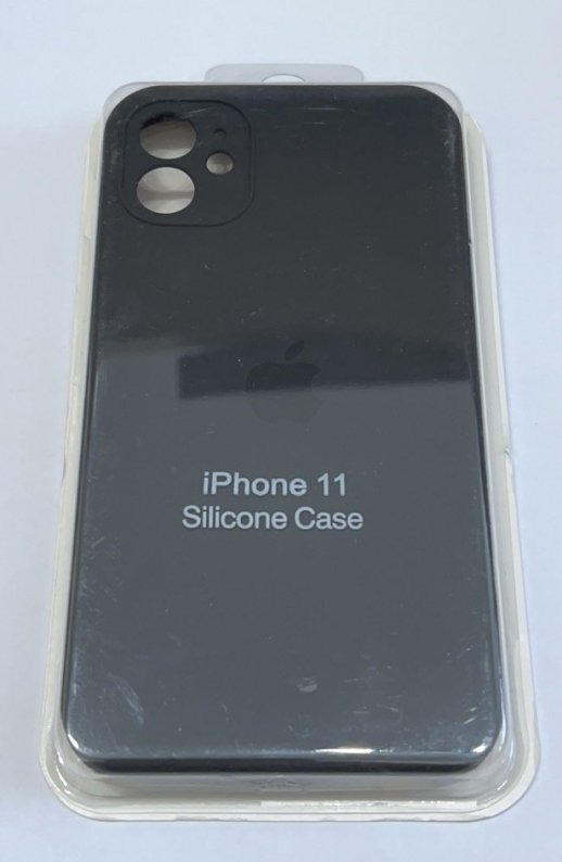 Чохол Silicone Case Copy Apple iPhone 11 Square Dark Grey, 28
