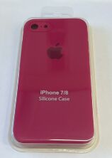 Чохол Silicone Case Copy Apple iPhone 7 / 8 / SE Square Maroon, 05
