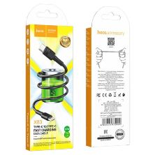 USB-C кабель HOCO X83 60W Type-C - Type-C 1 MЕТР ЧОРНИЙ