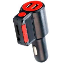 FM модулятор KCB-905 Bluetooth / гучномовець ЧЕРВОНИЙ