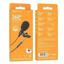 Дротовий петличний мікрофон Borofone BFK11 3.5MM