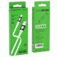 USB кабель BOROFONE BX35 2.4A 1m USB - Lightning, БІЛИЙ