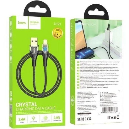 USB кабель HOCO U121 USB - Lightning