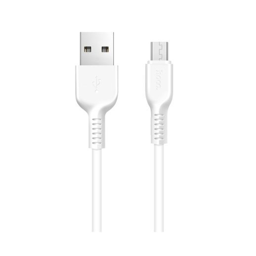 USB кабель HOCO X20 USB - micro USB 2.4A 2 метри, білий