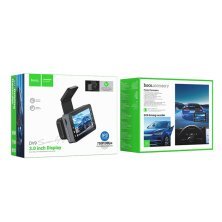 Автомобільний відеореєстратор HOCO DV9 3-inch screen driving recorder (720P), metal gray