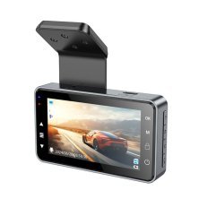 Автомобільний відеореєстратор HOCO DV9 3-inch screen driving recorder (720P), metal gray