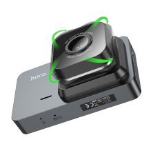 Автомобільний відеореєстратор HOCO DV9 3-inch screen driving recorder (720P), metal gray